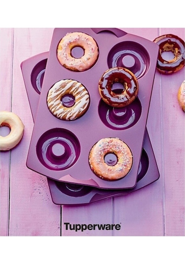 Tupperware Mucize Kek Kalıbı Halka Donat Mor