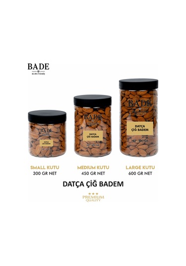 Çiğ Datça Badem Yerli İri Boy 450 Gr. 450 G
