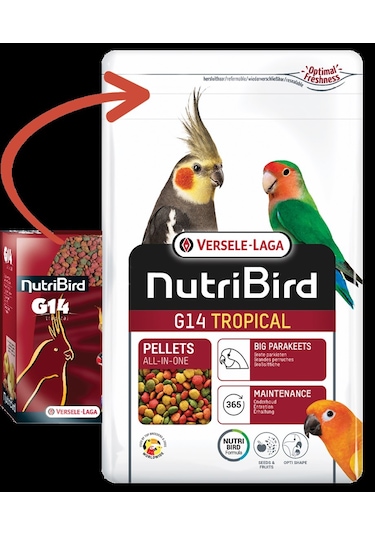 Nutribird G14 Tropıcal Paraket Pelet Yem 1kg