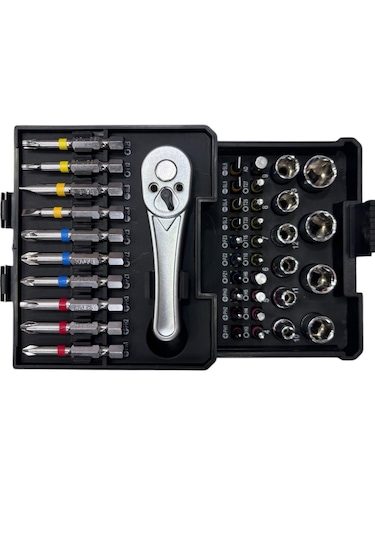 Nt 41 Parça 1/4'' S2 Bits Ve Cr-v Lokma Seti