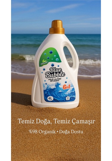 Blue Bubble Sıvı Çamaşır Deterjanı 4 L