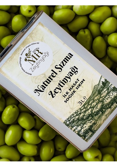 Mr Ilk Hasat Soğuk Sıkım Naturel Sızma Zeytinyağı 3 L