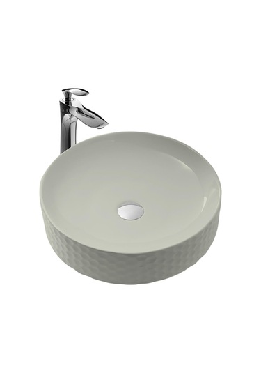 Paluci Paula Gümüş Gri Çanak Lavabo