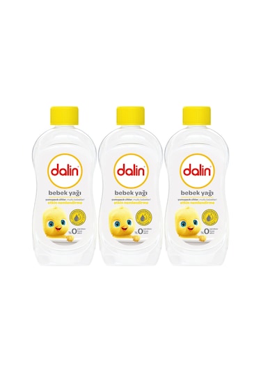 Dalin Bebek Yağı 500ml Klasik Etkin Nemlendirici 3 Lü Set