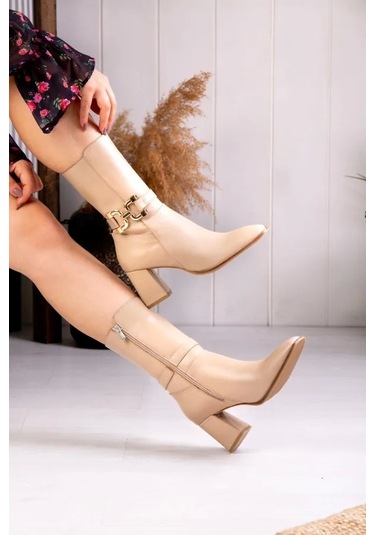 Albini A-10994 Kadın Fantazi Bot Bej