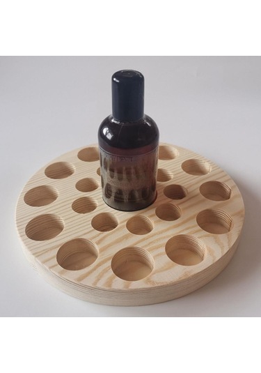 Suntek Uçucu Yağ Ekran Depolama Düzenleyici Raf Ahşap-22-yuva Ahşap 22 Yuva