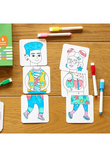 Moritoys Mix And Color - Fashion - Karıştır Renklendir Moda Puzzle