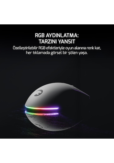 Gamepower Fenix 24.000dpı Triple Mode Kablolu/bluetooth/2.4g Beyaz Gaming Mouse Fenix