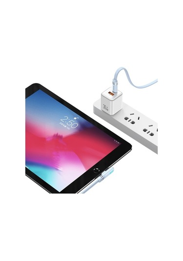 Pazly Usams Us-sj652 30w Pd Usb-c/type-c 8 Pin Alüminyum Dirsek Veri Kablosu 1,2m Hızlı Şarj