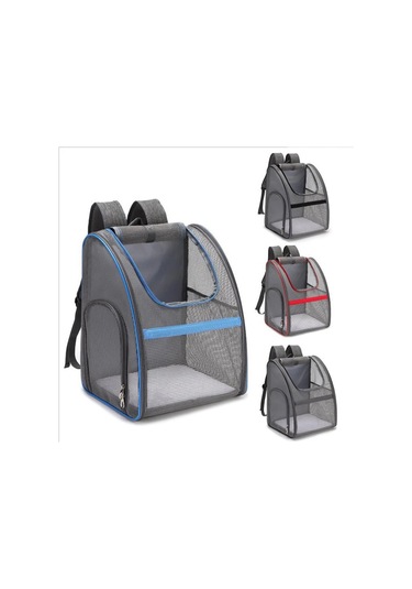 Tamamen Şeffaf Taşınabilir Kedi Sırt Çantası Siyah