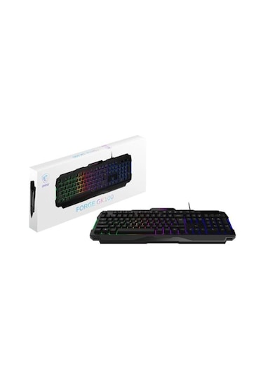 Msı Forge GK100 TR RGB Mekanik Hisli Oyuncu Q Klavye
