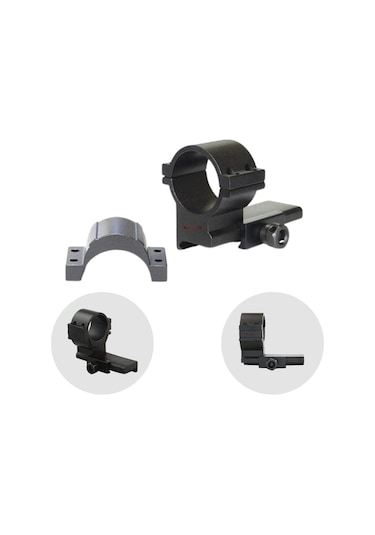 Vector Optics 30mm Yükseklik Ayarlı Dürbün Reddot Monte Hamili Siyah