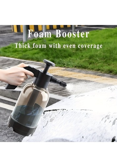 Trendooze El Tipi Basınç Pompası: 2 L, Ayarlanabilir Nozullu Püskürtücü Siyah