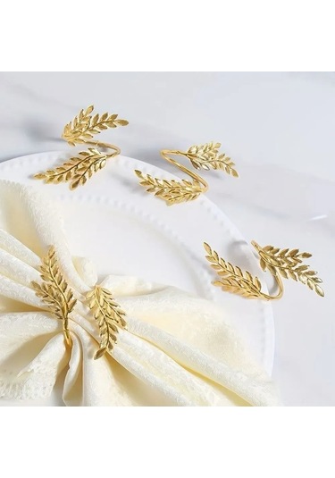 Springsun Şık 6 Parça Peçete Halkası Seti - Hediye Paketli Ve Dayanıklı Diğer