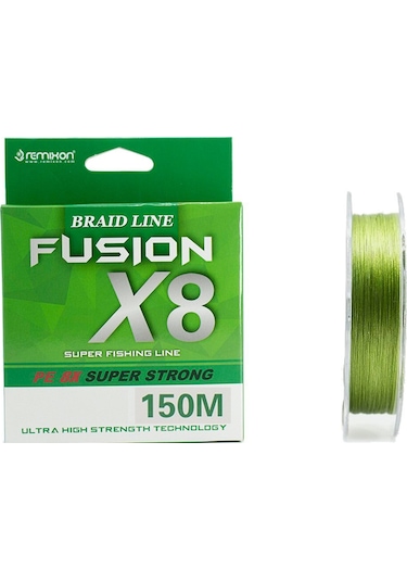 Remixon Fusion 150M Ip Misina X8 Sarım Green Ip Örgü Yeşil