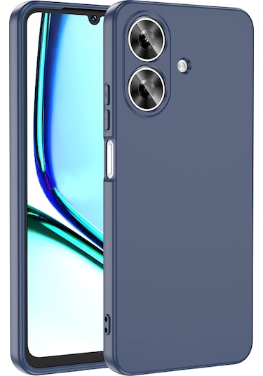 Realme Note 60 Kılıf Zore Mara Lansman Kapak Lacivert