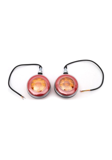 (2 ADET)ÇERAY AYNA ALTI KÜPE DOLU NEON ORTASI SARI(SAĞ-SOL)12V-24