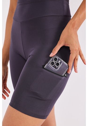 Scorp Alpha Kadın Biker Spor Tayt Antrasit STANDART