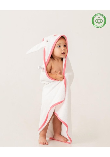 Tavşan Kulaklı Silgi Havlu Fuşya