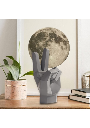 Suntek El Heykeli Soyut Sanat Parmak Heykel Dekor Raf Tv Stil-c