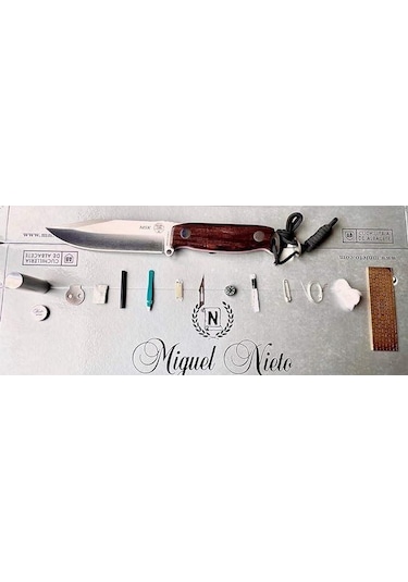 Nieto 5021-g Msk Survival Kamp Bıçak Koyu Kahverengi