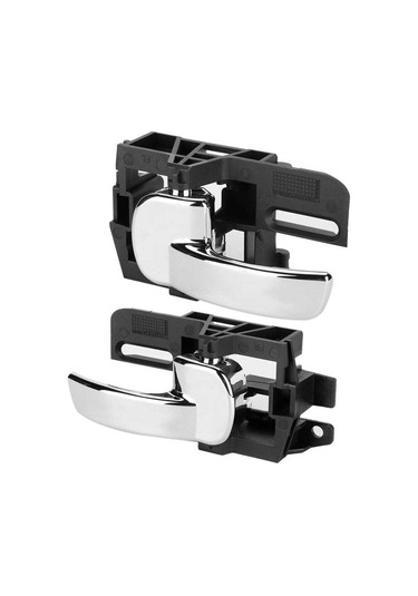 2 Adet Krom İç Kapı Kolu Sol Ve Sağ 80671 Jd00e 2004-2007 Nıssan Qashqaı İçin Uygundur