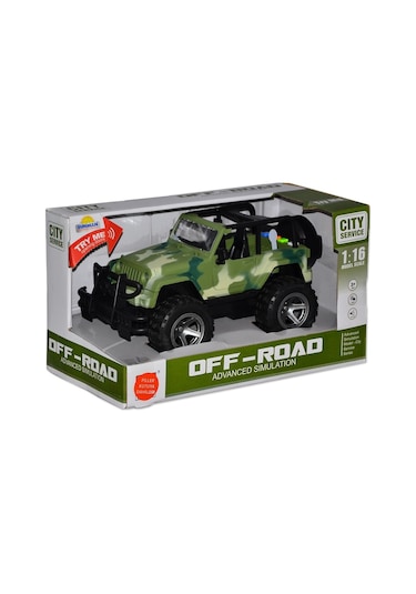 10390 1:16 Sesli Ve Işıklı Jeep