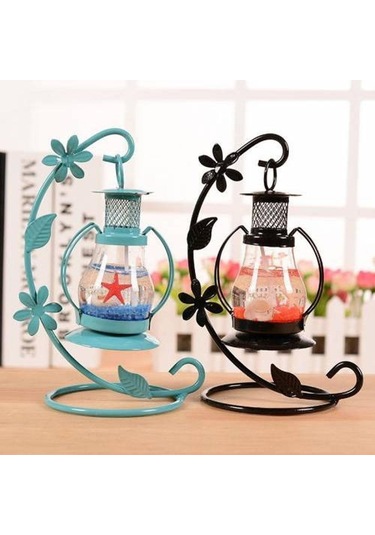 Kenpazar Dekoratif Gemici Feneri Jel Mum Dekoratif Hediyelik Çok Renkli