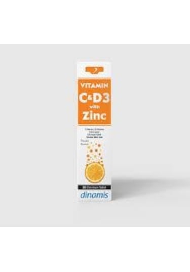 Dinamis Vitamin C+d With Zinc 20 Efervesan Tablet