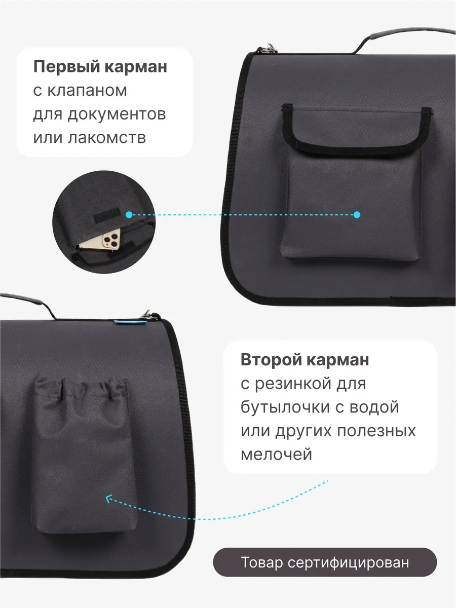 Rıch Breed Kedi Ve Köpekler İçin Taşıma Çantası, Saplı 322370764