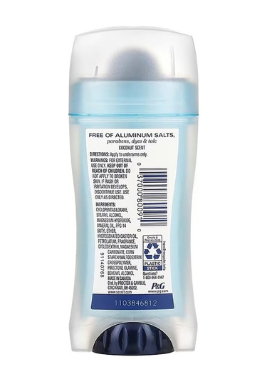 Secret Aluminum Free Coconut Koltuk Altı Deodorant Stick 68 G