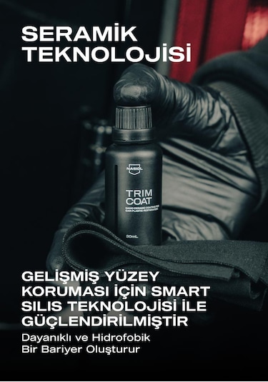 Nasiol Trimcoat Araç Plastik Yenileyici Onarıcı ve Koruyucu Nano Seramik Kaplama 2 Yıl Dayanım 30 ML
