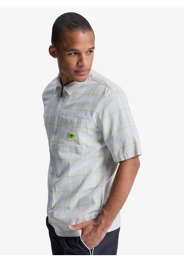 Quiksilver Mercury Ss Shirt Erkek Gömlek-30106 Beyaz