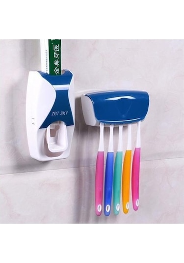 Willowhaven Uygun Diş Fırçası Tutucu Çok Fonksiyon Tasarruf Alanı Diş Fırçası Diş Macunu Banyo Aksesuarla 2 Adet Beyaz Gri