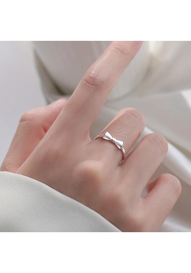 Kadınlar İçin Özel Olarak Tasarlanmış Benzersiz Düz Bantlı Yüzük No.52 Çok Renkli