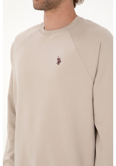 U.s. Polo Assn. Erkek Taş Sweatshirt 50313752-vr049 Tas