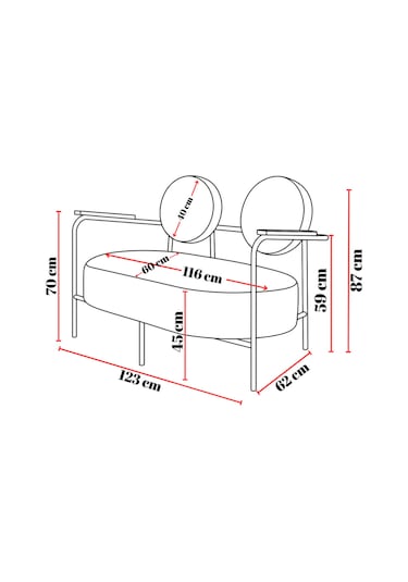 Venüs Modern Koltuk Takımı Buklet Kumaş Ofis Ve Ev Kullanımı Kırçıllı Beyaz Kırçıllı Beyaz