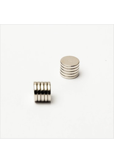 100 Adet Neodyum Mıknatıs Magnet - D5x1mm Yuvarlak Mini Neodyum