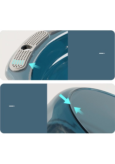 Tenfowee Geniş Kullanım Alanlı Kalın Plastik Kova - Banyo, Mutfak, Üniversite Yurdu İçin Yıkama, Çamaşır Ve Temizlik Amaçlı Dayanıklı Tasarım Diğer