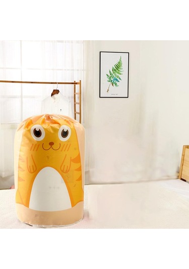 Homyl Katlanabilir Giysiler Pamuklu Battaniye Yatak Sarı Sarı