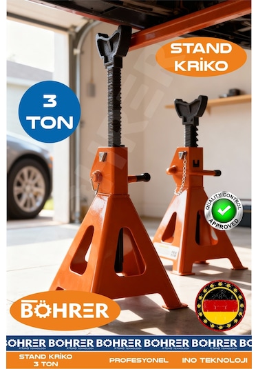 3 Ton Araç Sabitleme Kaldırma Stand Sehpa Kriko