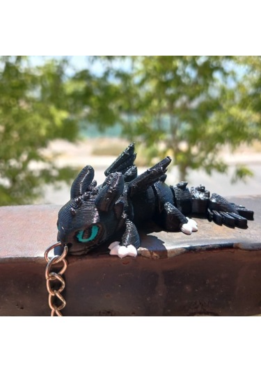 3dfuryam Hareketli Dişsiz Anahtarlık