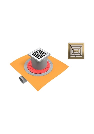 Hüppe Masterx Yalıtımlı 10x10 Parlak Altın Yandan Çıkışlı Altın