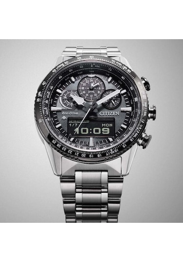 Citizen Jv2006-55h Eco-drive Erkek Kol Saati Metalik Gri