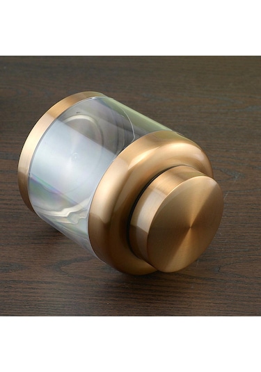 Suntek Hava Geçirmez Saklama Kavanozu Kapaklı Mühürlü Altın