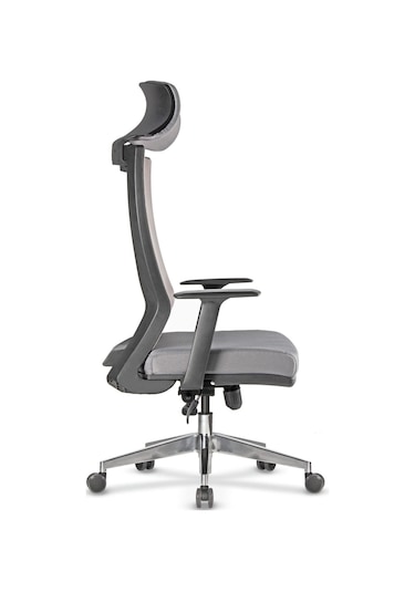 Uzayofismobilyaları Uzay Ofis Rosetta Fileli Müdür Koltuğu- Gri