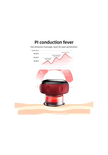 Kosona Ev İçi Elektrikli Gövde Masaj Cihazı - Isıtma Özelliği, 12 Seviye Ayar, Otomatik Kapanma, Usb-c Şarjlı, Derin Masaj Ve Vücut Bakımı Mavi