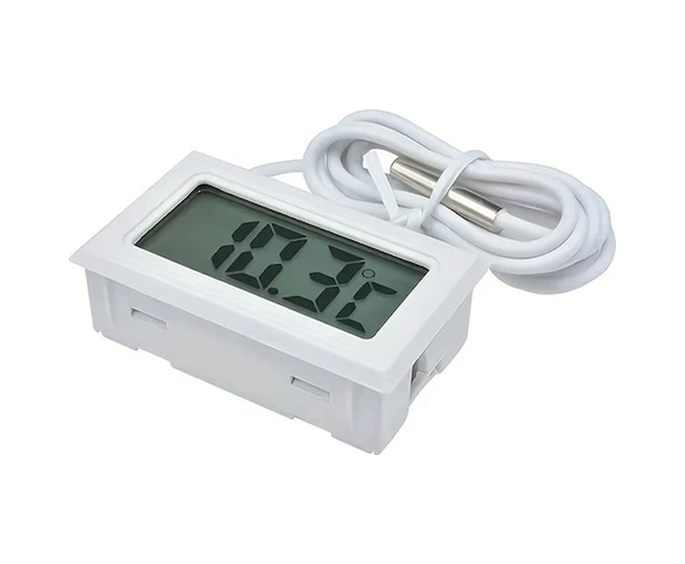 Trendooze Turcoshop11 Fy-10 Beyaz Lcd Dijital Termometre Akvaryum Sıcaklık Araç