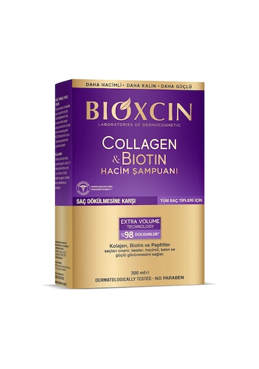 Collagen & Biotin Hacim Şampuanı 300 Ml