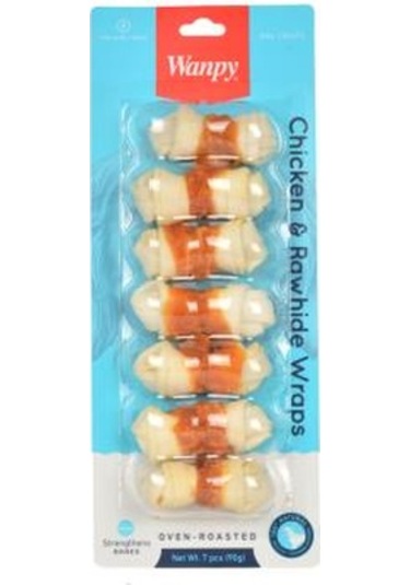 Wanpy Deri Üzerine Tavuk Sarılı 90 Gr Cd-08h Köpek Ödülü